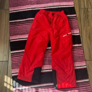 Zeroxposur bogaboo pants great for winter kids size S-8 color red